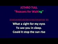 Jethro Tull - Reasons for Waiting