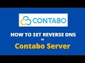 How to set Reverse DNS record in Contabo server