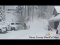 Blizzard Snowfall Whiteout Conditions In Sierra Force Closure Of I-80 Highway 50