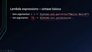 expressoes lambda em Java lambda expressions