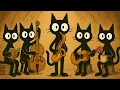 Download Lagu Black Cats' Sunny Groove: Deep Bass Jazz to Work, Smile \u0026 Feel Good