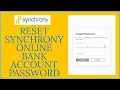 How To Reset Synchrony Bank Online Banking Password Recover mysynchrony com Password