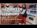 HALLOWEEN CLEANING MOTIVATION SPEED CLEANING FOR BUSY MOMS REALISTIC CLEAN WITH ME