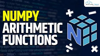 What are Arithmetic Functions in NumPy Arrays Machine Learning Tutorial