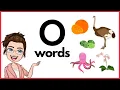 WORDS THAT START WITH Oo o Words Phonics Initial Sounds short vowel o LEARN LETTER Oo