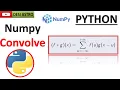 Python Programming Exploring 1D Convolution for Data Analysis Numpy Visualization DESI ASTRO