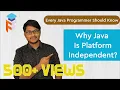 3 Byte Code JVM and Why Java Is Platform Independent Java Programming Course For Beginners