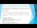 Message Passing Interface in parallel and distributive computing