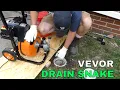 VEVOR Drain Snake Review - 75 X Auto Feed Drain Cleaning Machine