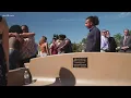 Park bench dedicated to Joel Broussard in Elk Grove