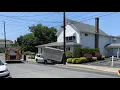 SUV smashes into funeral home canopy