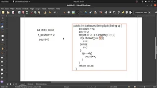 Split a String in Balanced Strings Microsoft Google Facebook interview question Leetcode 1221