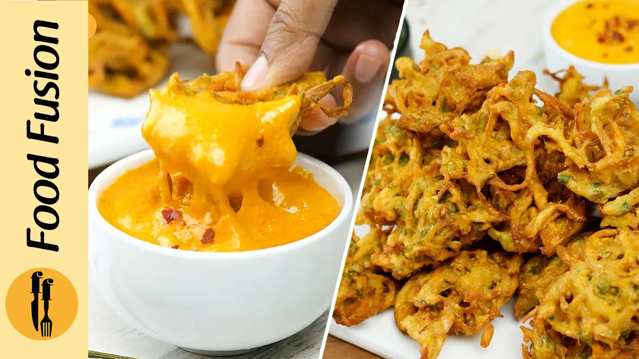 Crispy Tandoori Pakoray With Amazing Tandoori Chutney  - Monsoon Special Recipe By Food Fusion