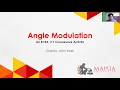 Angular Modulation FM an PM