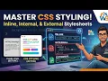 HTML Style CSS Complete Tutorial in Urdu Inline Internal External CSS Easy Explanation