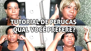 Tutorial de perucas qual você achou que ficou melhor!
