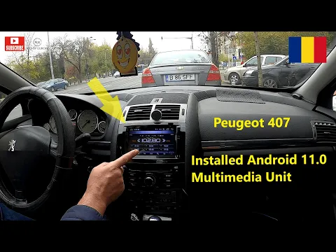 Download MP3 EXCELLENT Installation  - Android 11.0 Multimedia Unit on #PEUGEOT 407 | RD4 Unit replaced 🇷🇴