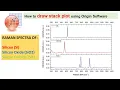 How to draw stack plot using Origin Software