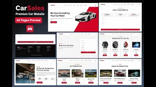 Build a Modern Car Website with HTML CSS JavaScript Responsive Car Landing Page