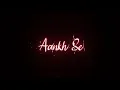 Raat Ka Nasha Abhi Lyrics Video song | Asoka | Shah Rukh Khan, Kareena | Abhijeet | PK Black screen