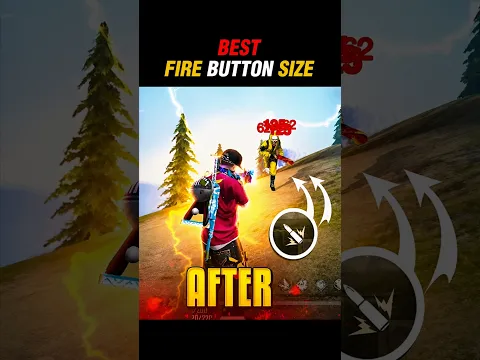 Best Fire Button Size & Position | Fire Button Size And Position | 4gb 6gb Ram Free Fire Setting