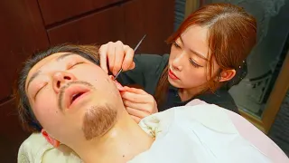 💈(ASMR) She Didn't Just Cut His Hair… She Put Him to Sleep