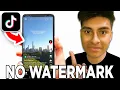How To Download Tiktok Video Without Watermark Android! - Tutoral