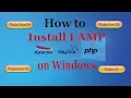 How to Install Apache PHP MySQL phpMyAdmin on Windows 10 Windows Server 2012-2016-2019