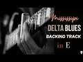MUDDY Mississipi Delta Blues backing track in E
