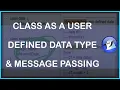 Class 10th ICSE Class as a user defined data type Message Passing in JAVA Chapter 1 Part 5