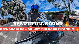 Download EARGASM ‼️ PURE SOUND THE BEAUTIFUL KAWASAKI H2 SUPERCHARGE + ARROW PRO RACE FULL TITANIUM EXHAUST 🔥 MP3