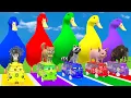 Download Lagu Long Slide Game With Cow Elephant Gorilla Hippopotamus Tiger 3d Animal Game Funny 3d Animals