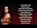 Download Lagu Charli xcx - party 4 u (Lyrics Video)