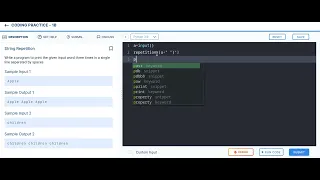 string Repetition coding practice1B ccbp