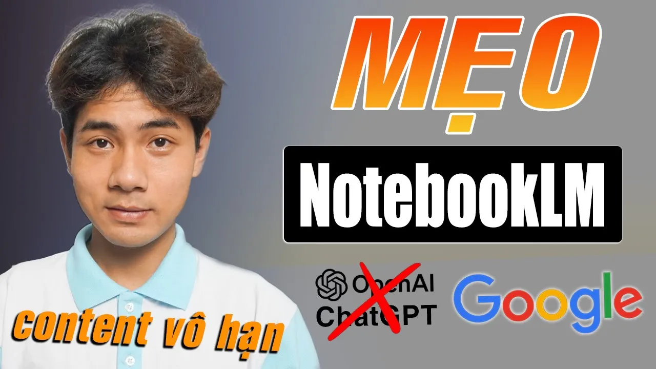 Outline Video Hướng Dẫn NotebookLM: 9 Mẹo Sử Dụng và Huấn Luyện AI Google NotebookLM như Chuyên Gia