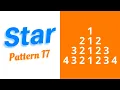 Printing Star Pattern in C Language Pattern 17