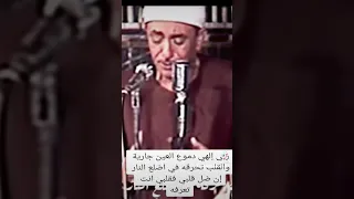 ربي إلهي دموع العين جارية والقلب تحرقه في اضلع النار إن ضل قلبي فقلبي انت تعرفه 