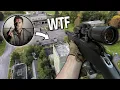 Pi ing off airsoft players from the TALLEST Building on the map