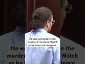 The moment this convicted murderer learns his sentence