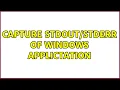 Capture of Windows Applictation 2 Solutions