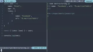 Nested array object