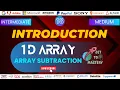 Array Subtraction Subtraction Of Two Array