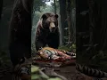 Download Lagu AKIBAT BERANI MENGGANGGU ANAK BERUANG YANG DI TINGGAL IBUNYA #beruang #harimau