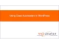 Using Class Autoloaders in WordPress