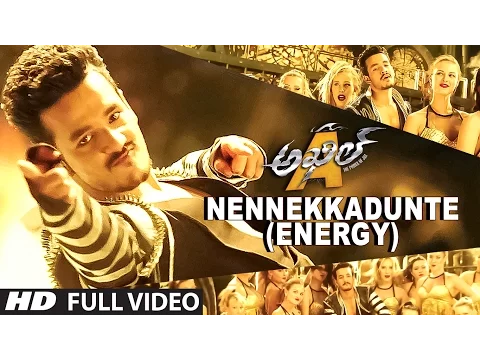 Download MP3 Nennekkadunte (Energy) Full Video Song || Akhil-The Power Of Jua || Akhil Akkineni, Sayesha