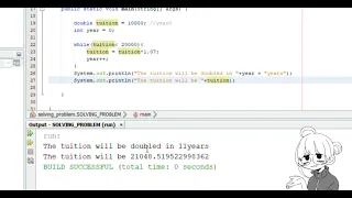 Doubled tuition problem using while loop in Netbeans Java
