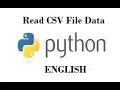 Python Tutorial How to Read CSV File in Python Programming