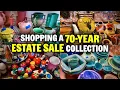 Estate Sale Shopping Huge 70-Year Vintage Antique Collection