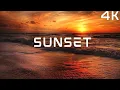 Sunset Time Lapse 4K - Sunrise from Sunset Sky Clouds Moving Background With Music