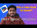 First Program Hello World QBASIC Tutorial - 4 Qbasic Full Course